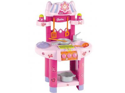 Bild zu Barbie Küche kleine Spielküche im Barbie Design 75 cm