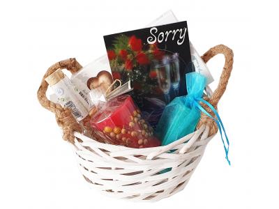 Bild zu Sag Entschuldigung Geschenkkorb Sorry mit Wellness-Produkten für die Frau