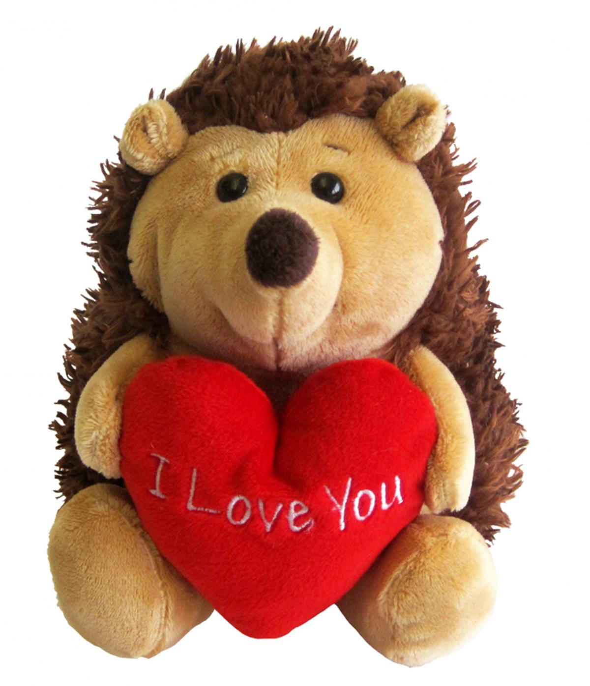 Preissturz Heunec Pluschtier Igel Mit Herz Und I Love You Stickerei 16 Cm Gutes Gunstiger